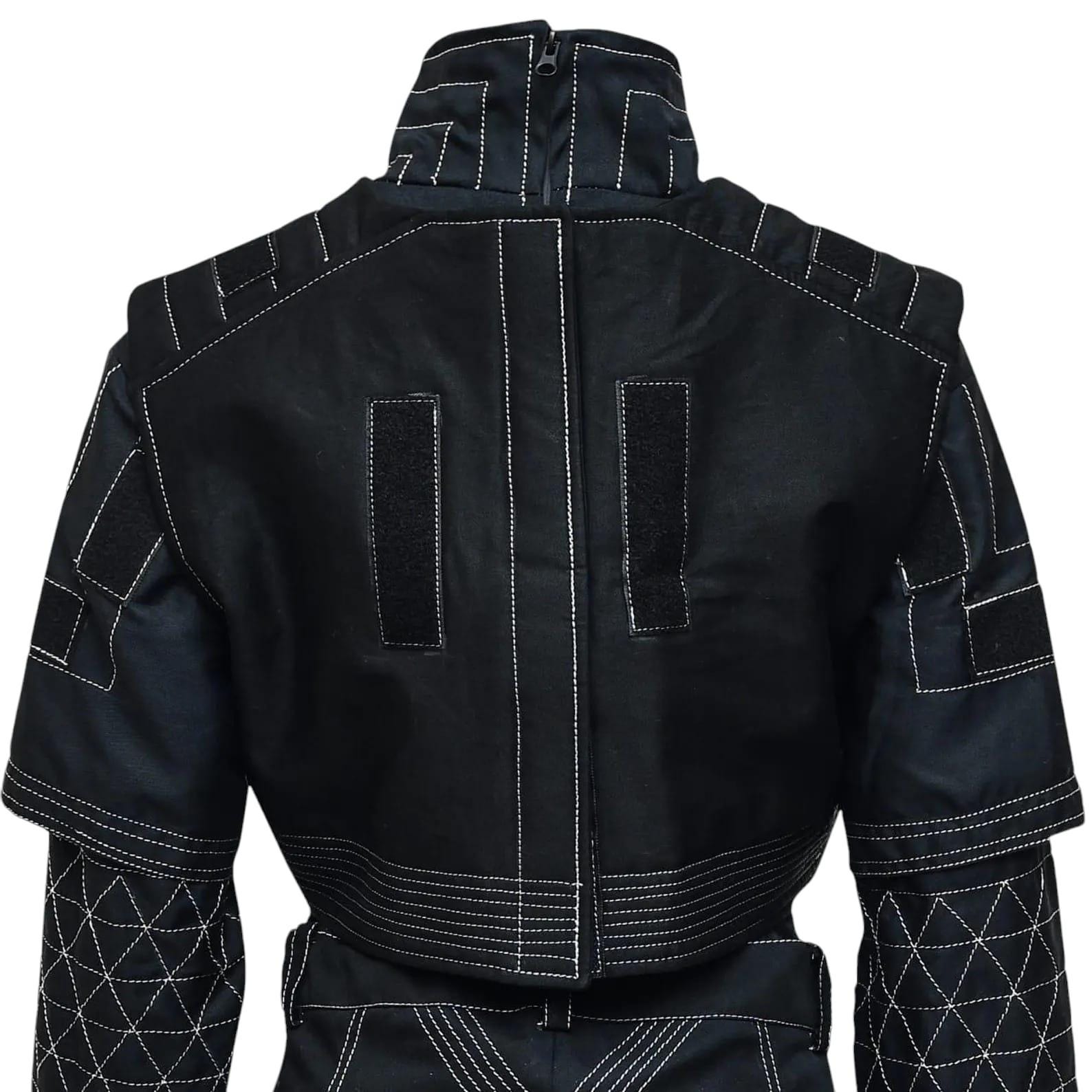 Mandalorian Star Wars Din Djarin Cosplay Costume | Bounty Hunter Flight Suit with Vest | 3-Piece Set