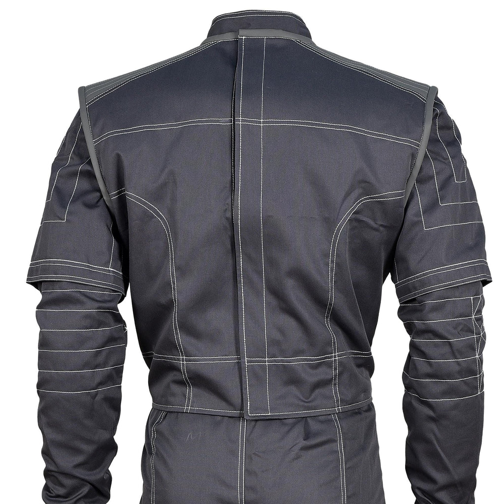 Mandalorian Star Wars Bounty Hunter Flight Suit With Vest 3-Piece Cosplay Costume Set
