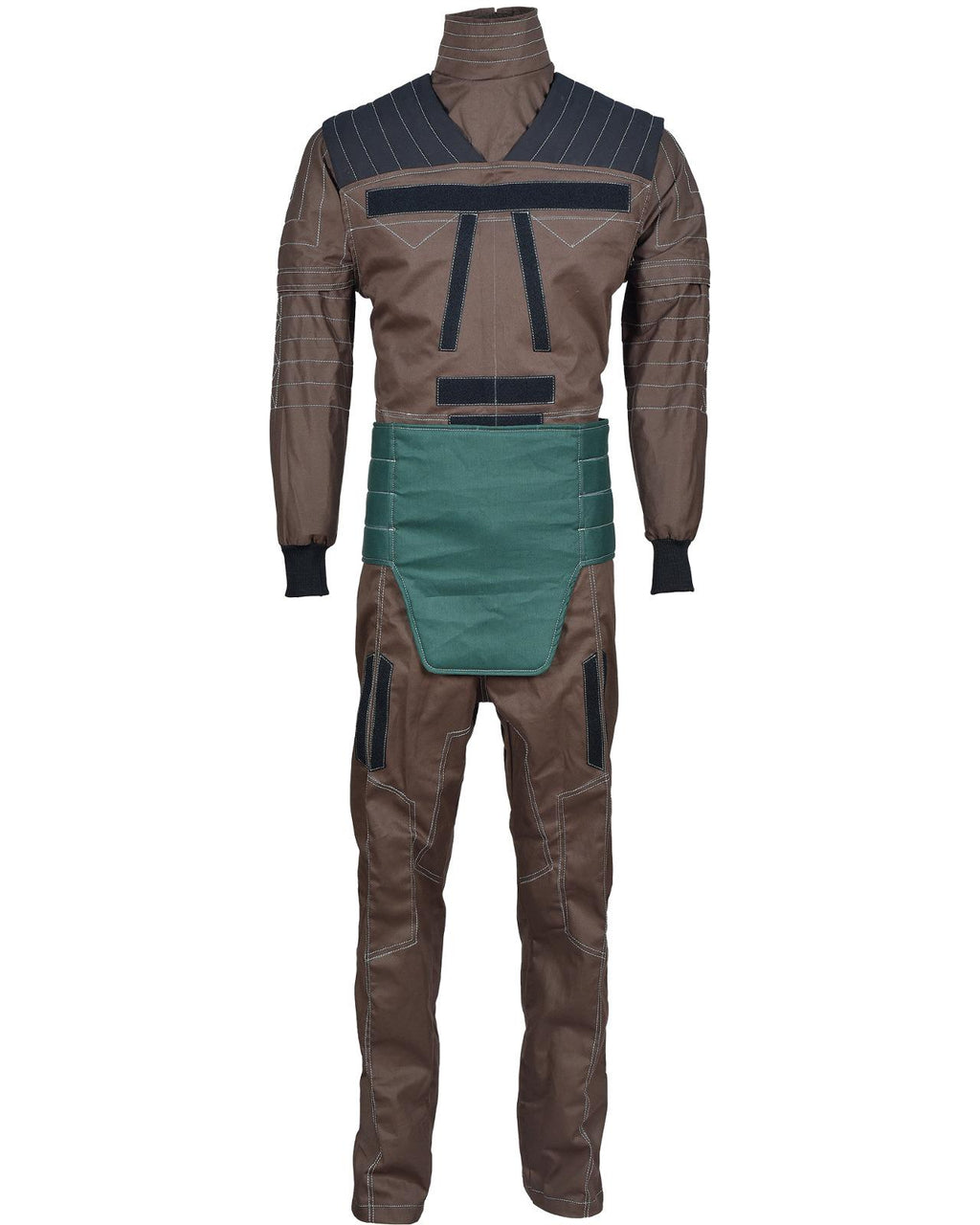 Mandalorian Star Wars Beskar Din Djarin Bounty Hunter Flight Suit Vest 4-Piece Cosplay Costume set