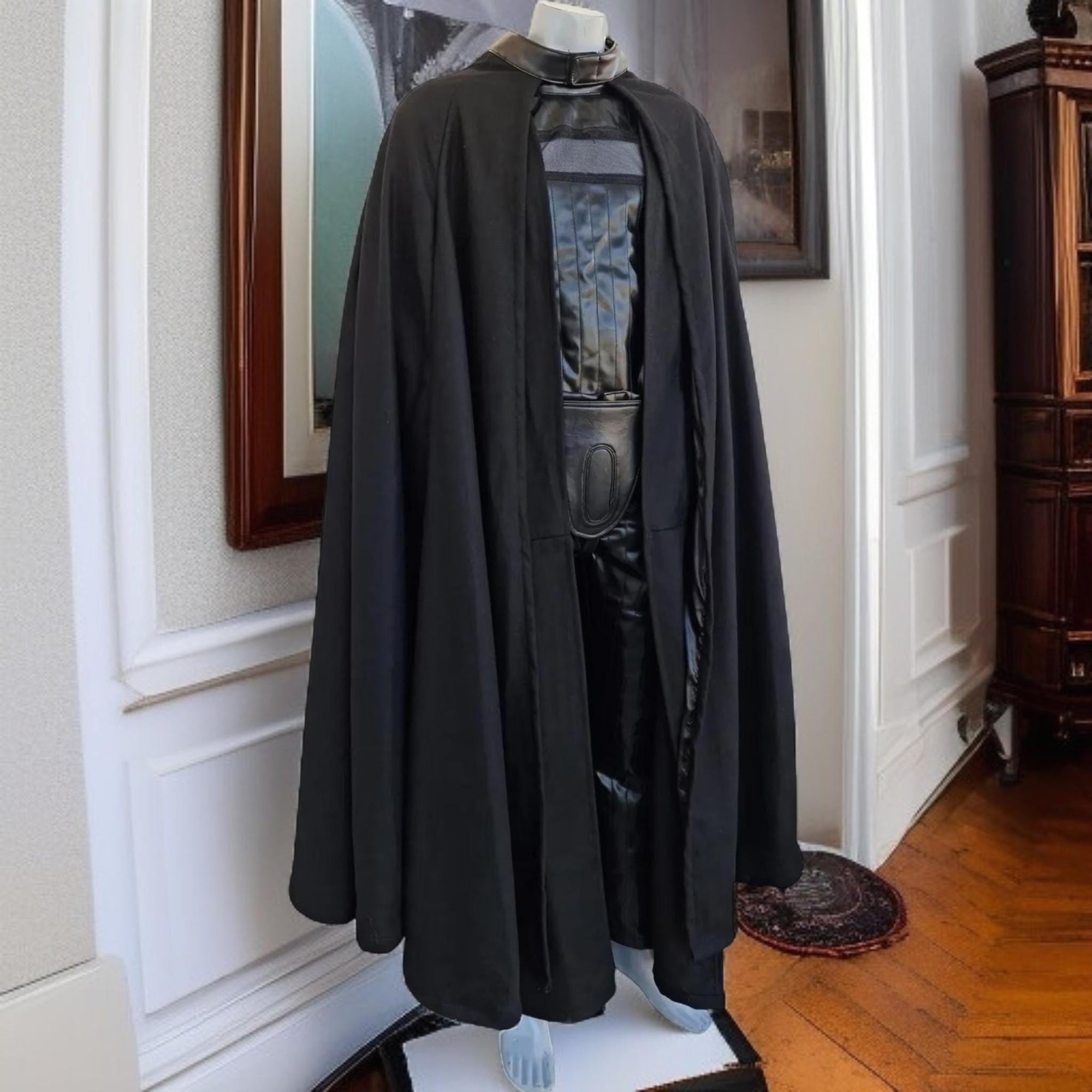 Darth Vader Cosplay Costume for Men | Full Custom Suit with Cape & Robe | Star Wars Sith Lord Outfit