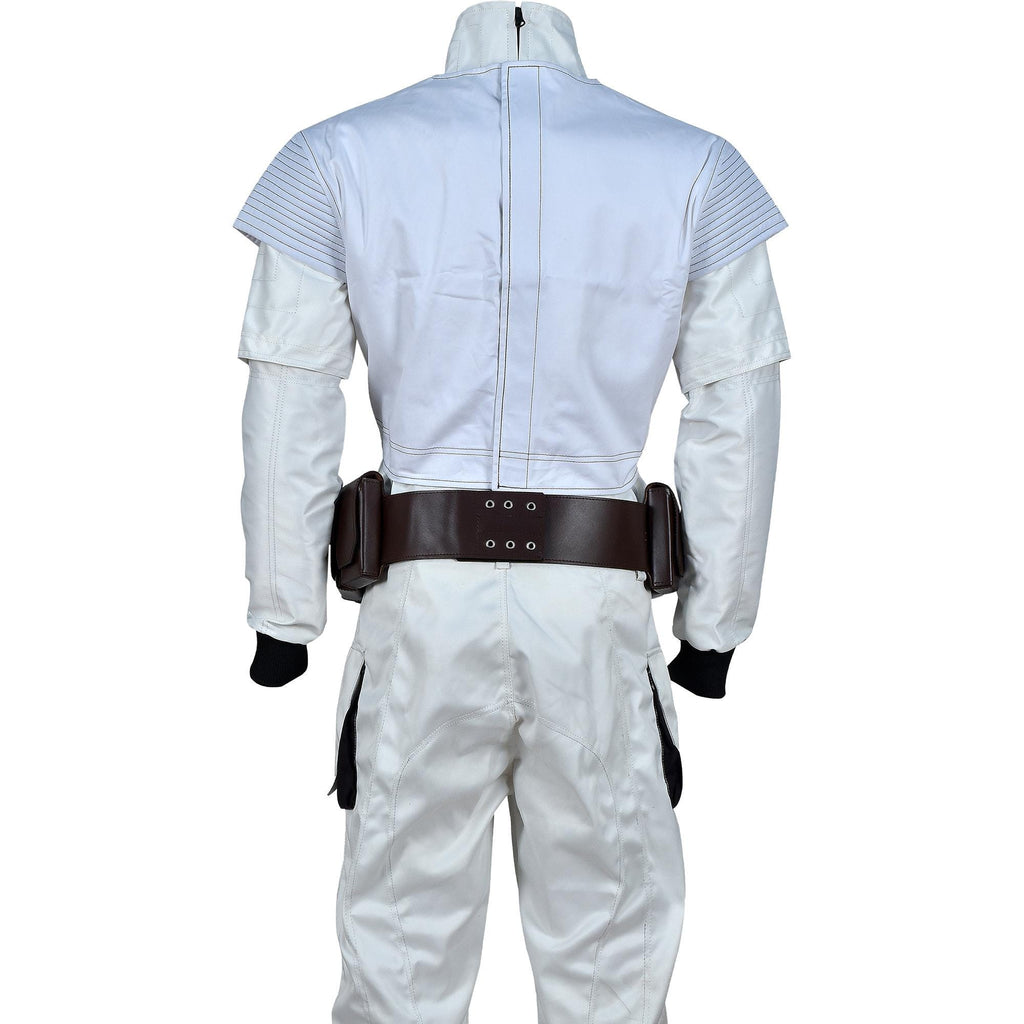 Mandalorian Boba Fett Cosplay Costume | Star Wars Flight Suit with Flak Vest | 4-Piece Bounty Hunter Armor Set for Men
