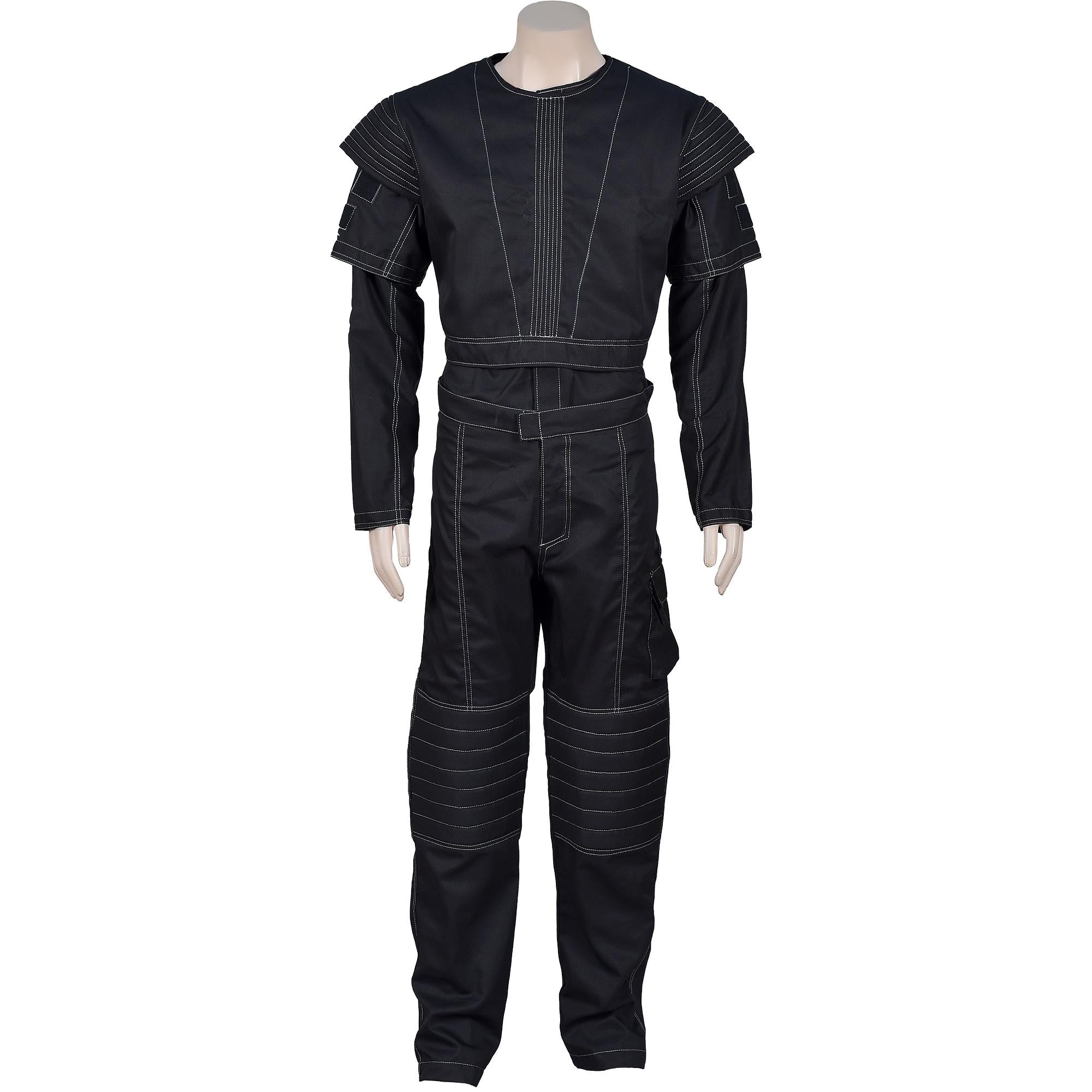 Mandalorian Star Wars Black Flight Suit Cosplay Costume - 3-piece Din Djarin Bounty Hunter Outfit Inspired By The Book of Boba Fett