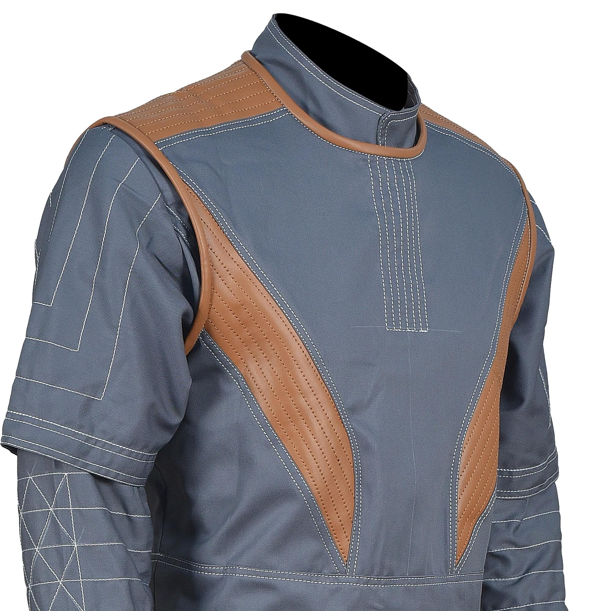 Mandalorian Star War Flight Suit Inspired By Bo-Katan Men's Version | Cosplay Costume | 3-Piece Bounty Hunter Suit