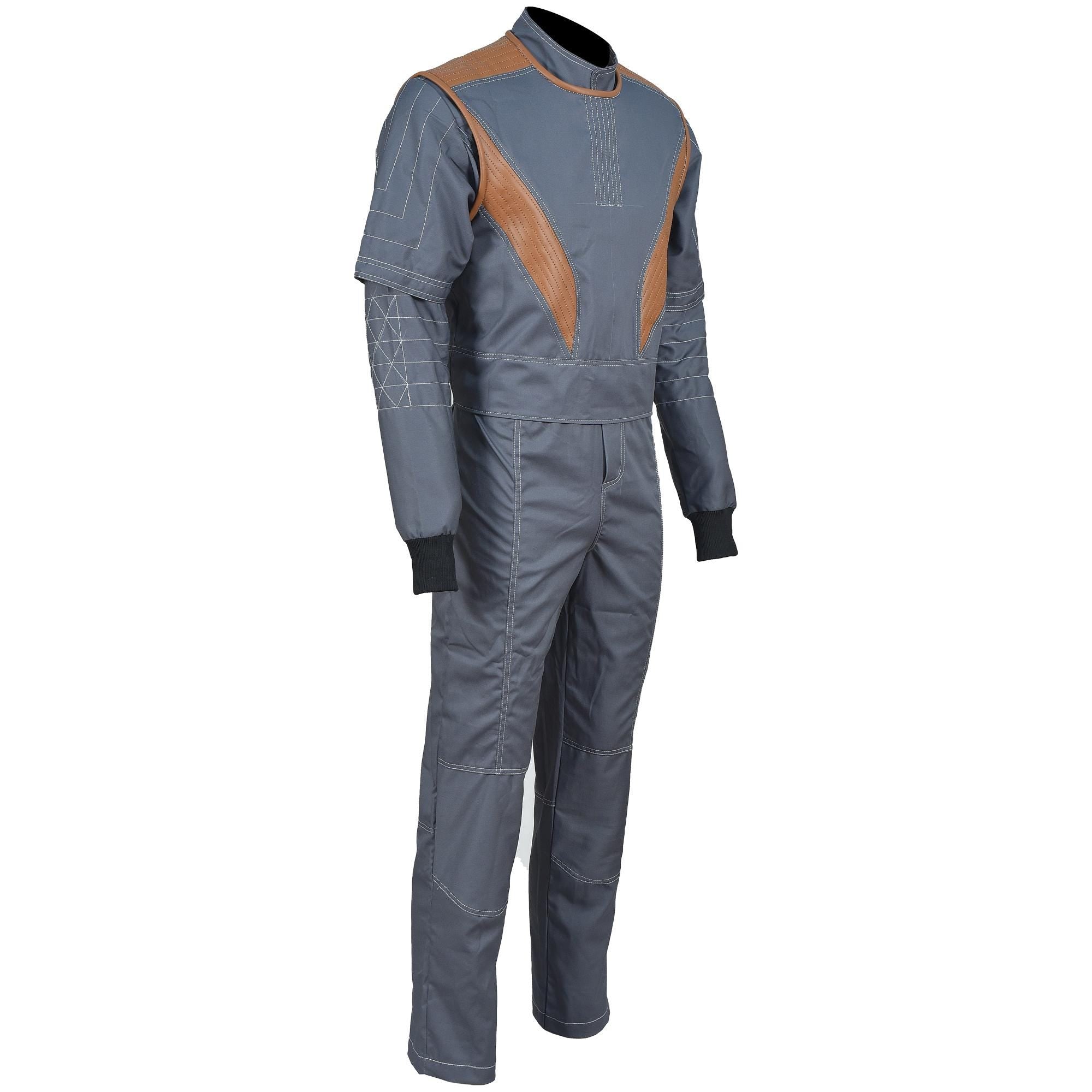 Mandalorian Star War Flight Suit Inspired By Bo-Katan Men's Version | Cosplay Costume | 3-Piece Bounty Hunter Suit