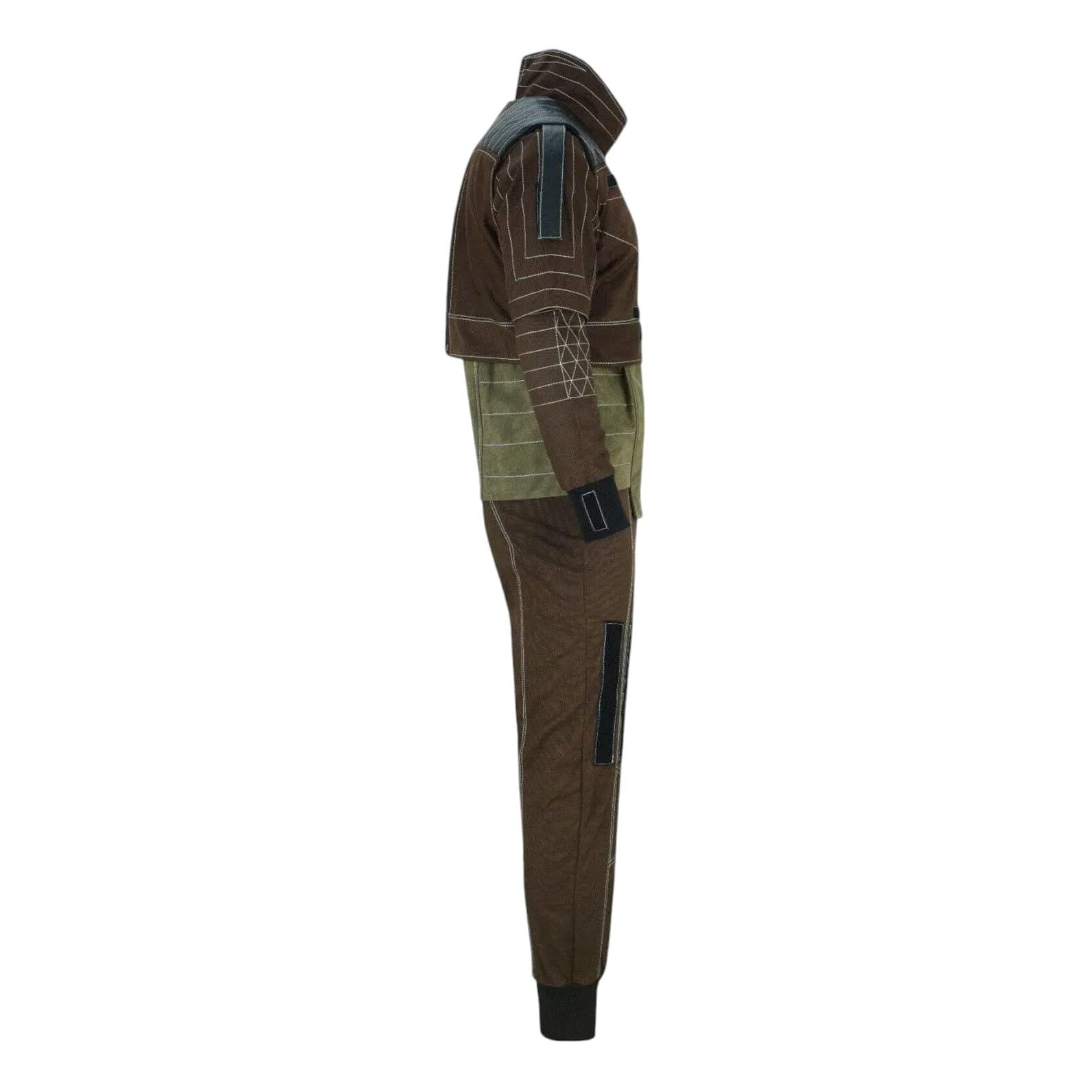 Star Wars Mandalorian Din Djarin Beskar Cosplay | 4-Piece Flight Suit & Vest Bounty Hunter Costume