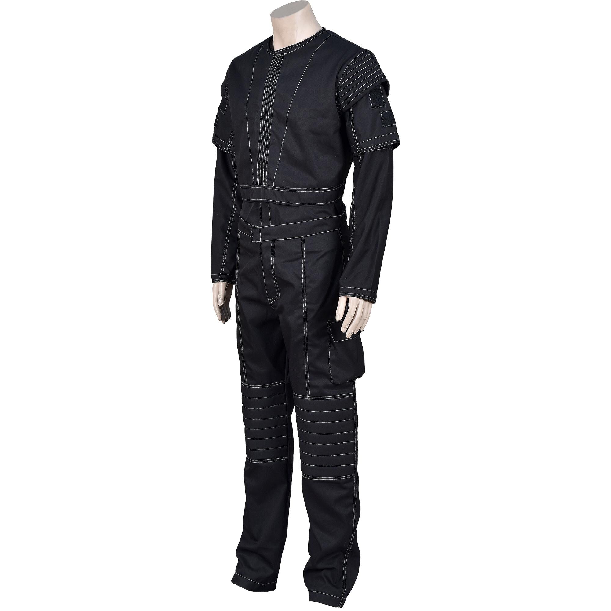 Mandalorian Star Wars Black Flight Suit Cosplay Costume - 3-piece Din Djarin Bounty Hunter Outfit Inspired By The Book of Boba Fett