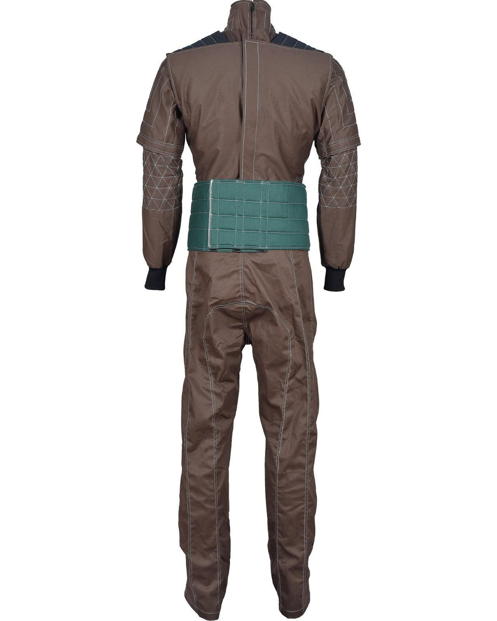 Mandalorian Star Wars Beskar Din Djarin Bounty Hunter Flight Suit Vest 4-Piece Cosplay Costume set