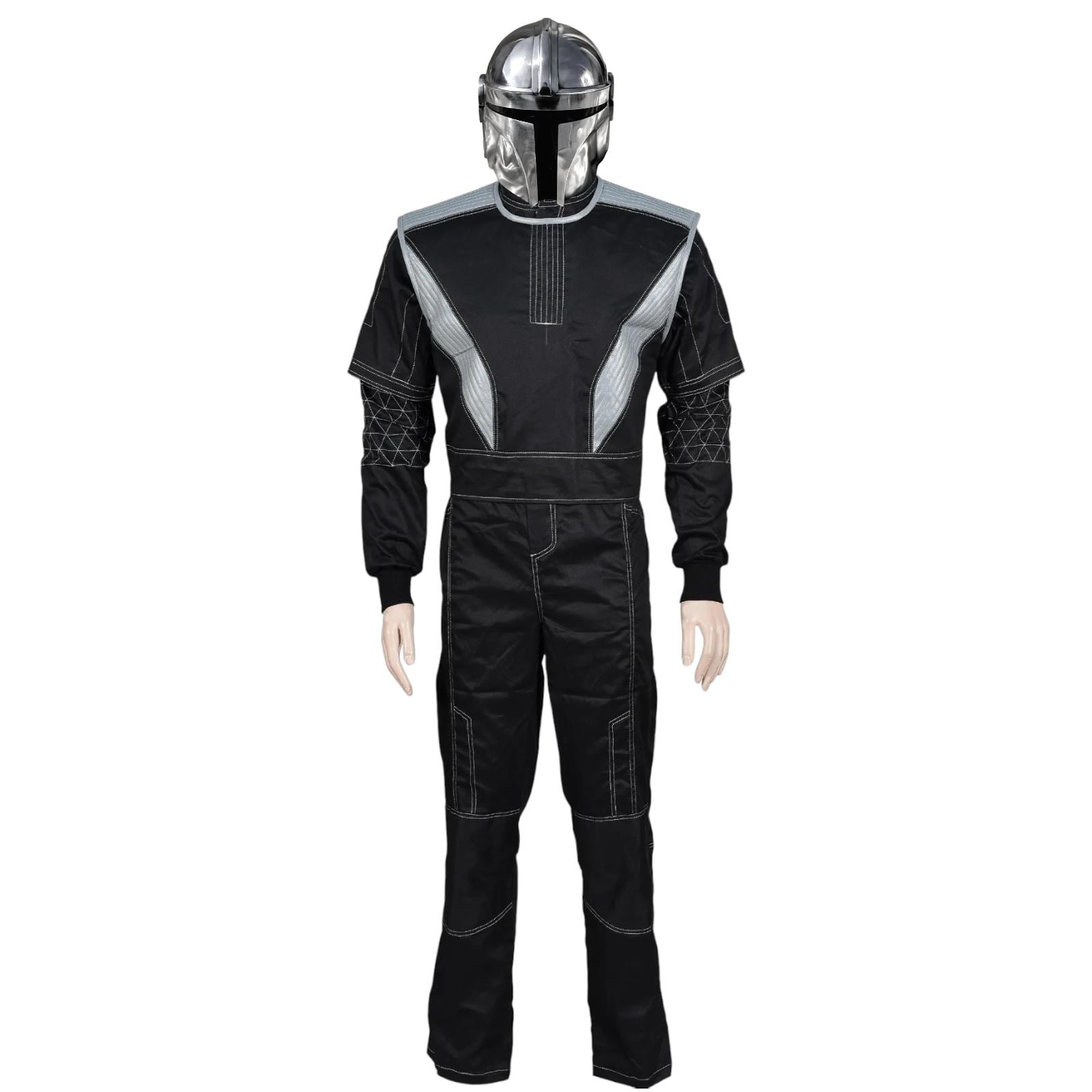 Mandalorian Star Wars Bounty Hunter Flight Suit With Vest 3- Piece Cosplay Costume suit