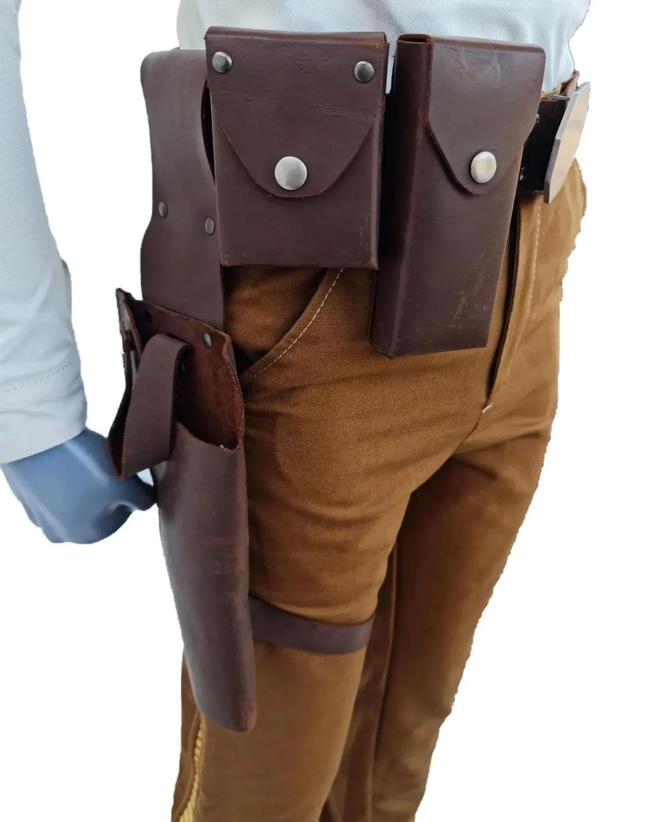 Han Solo Inspired Costume Pants with Shirt & Belt – Star Wars Cosplay Outfit for Men